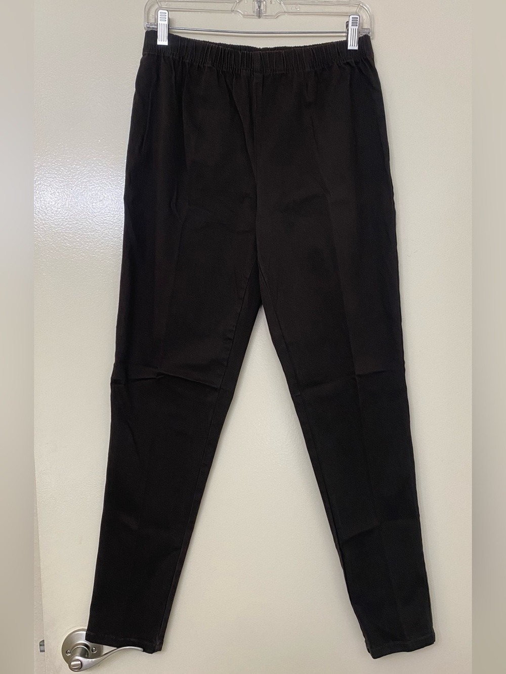Women’s Dark Brown High Rise Pull Over Pants
